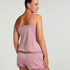 Velvet lace shorts, Purple