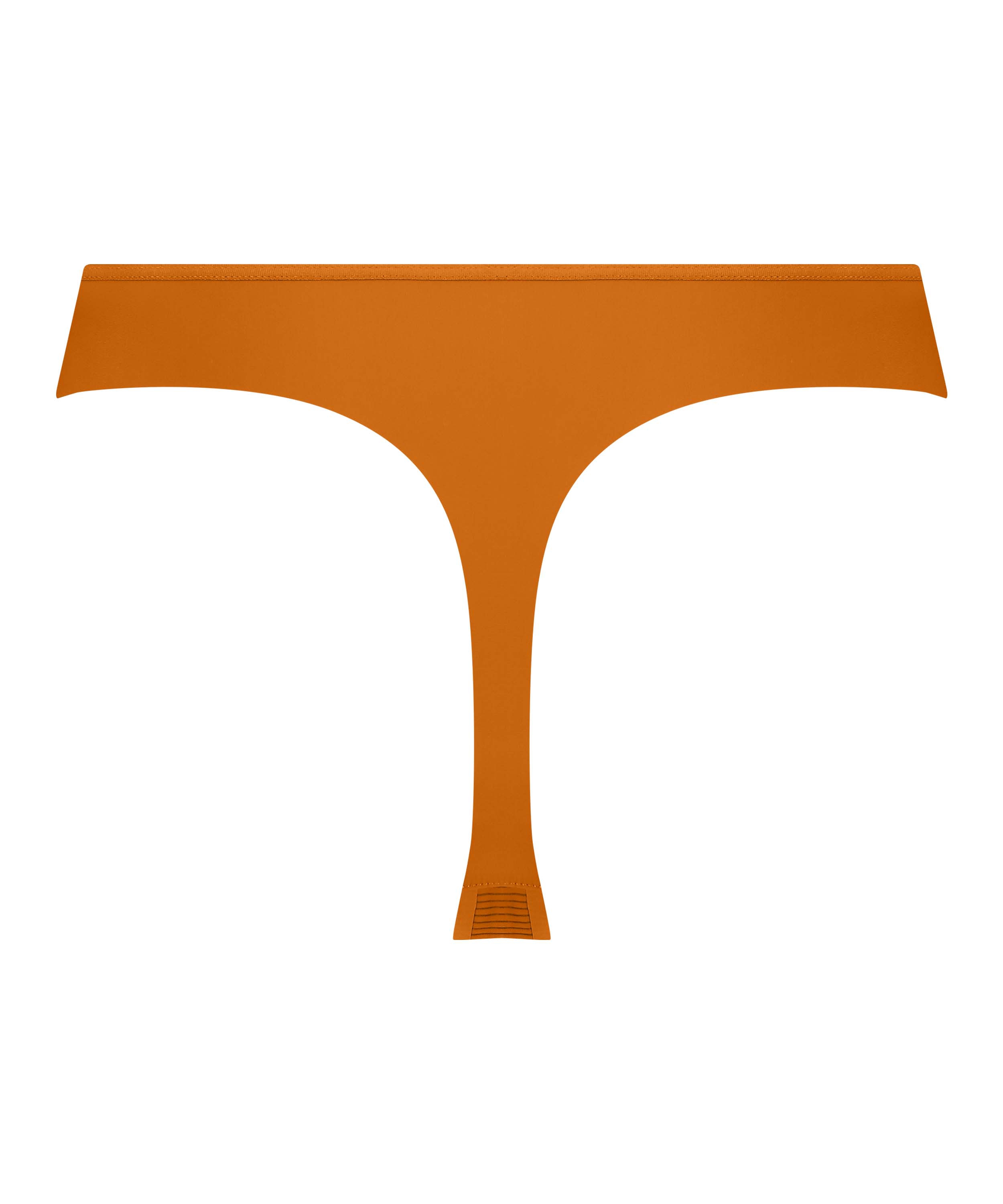 Invisible Stripe Mesh Thong, Orange, main