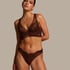 Indigo Non-Padded Underwired Bra, Brown