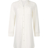Essential Jersey Shirtdress, White