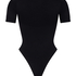 Seamless short sleeved body, Black