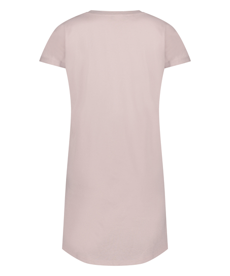 Round Neck Nightshirt, Purple