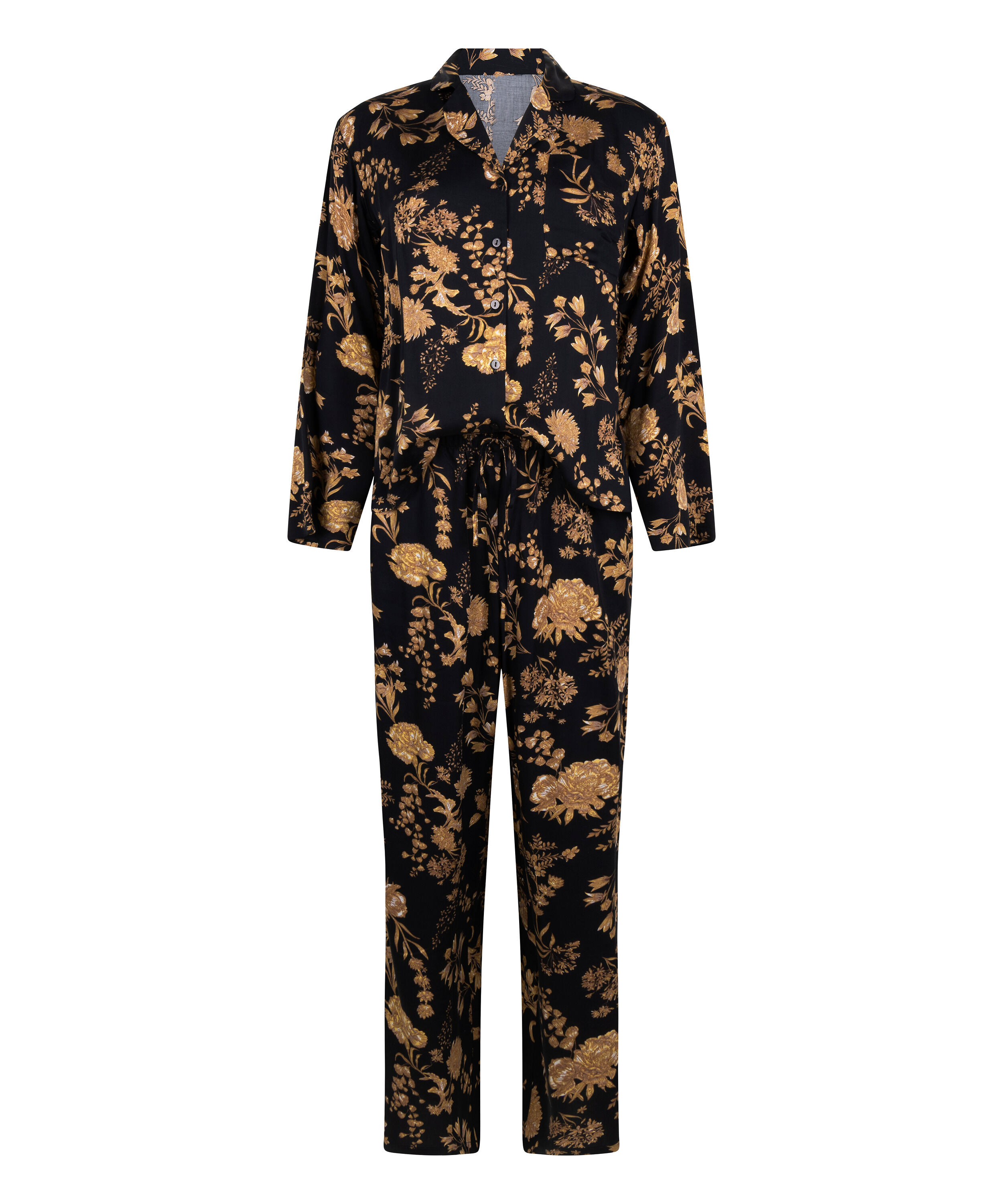 Jacket Woven Print, Black