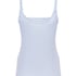Pointelle Singlet, Blue