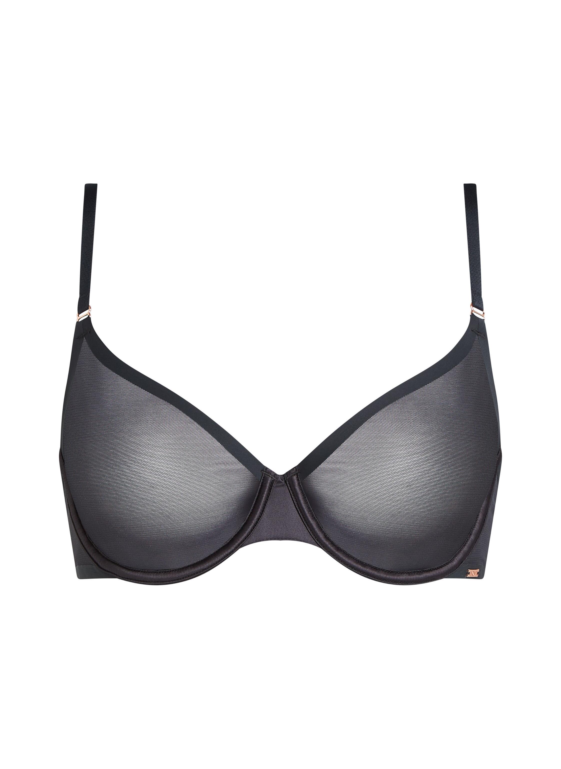 Essential non-padded underwired bra, Black