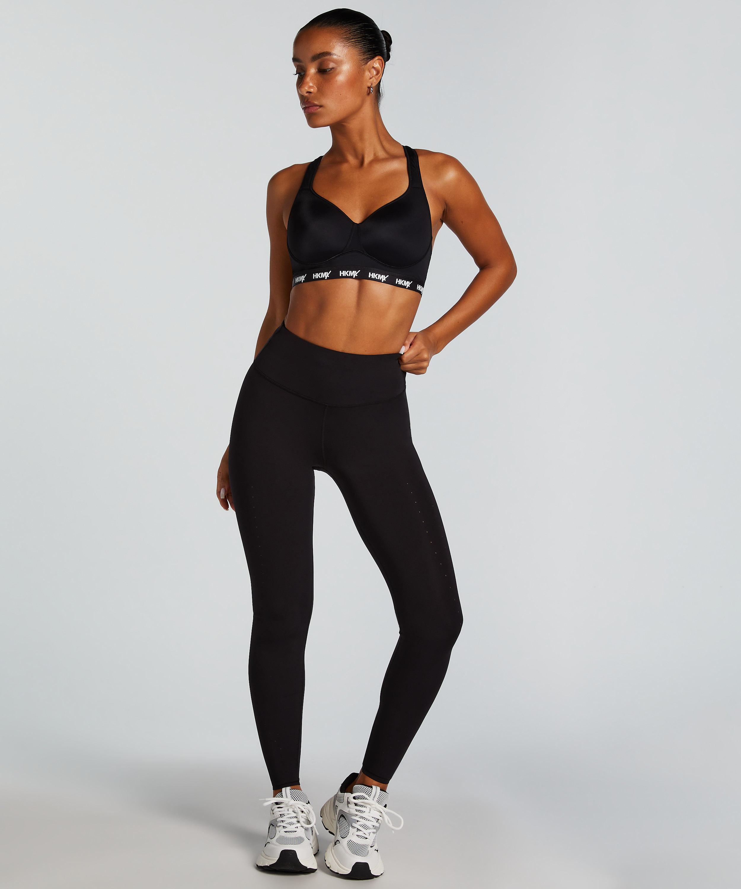 HKMX Sports bra The All Star Level 2, Black, main