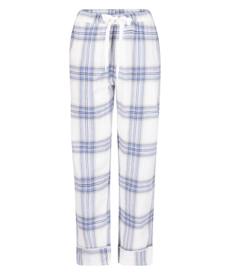 Flannel Pyjama Pants, Blue