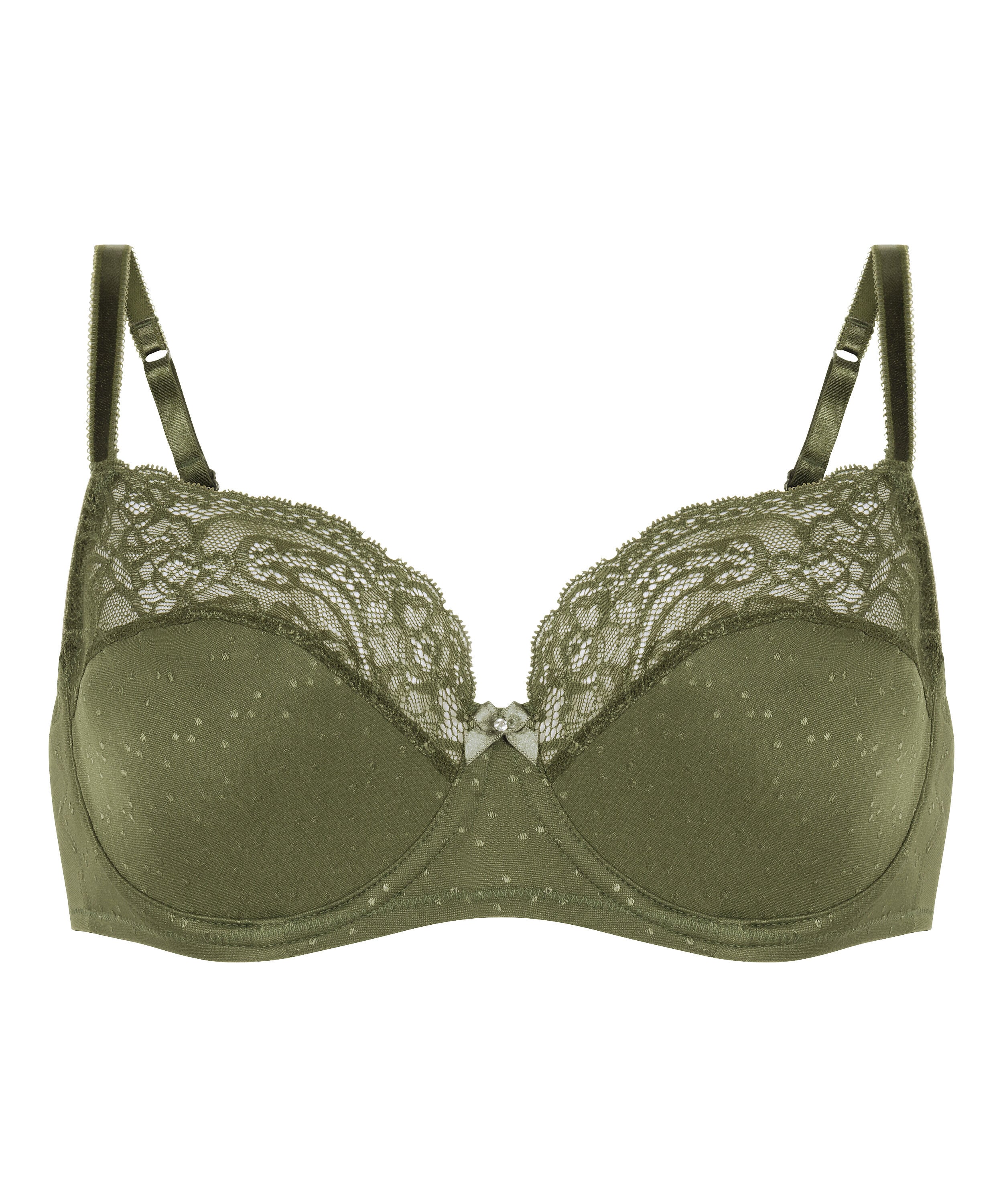Sophie Non-Padded Underwired Bra, Green