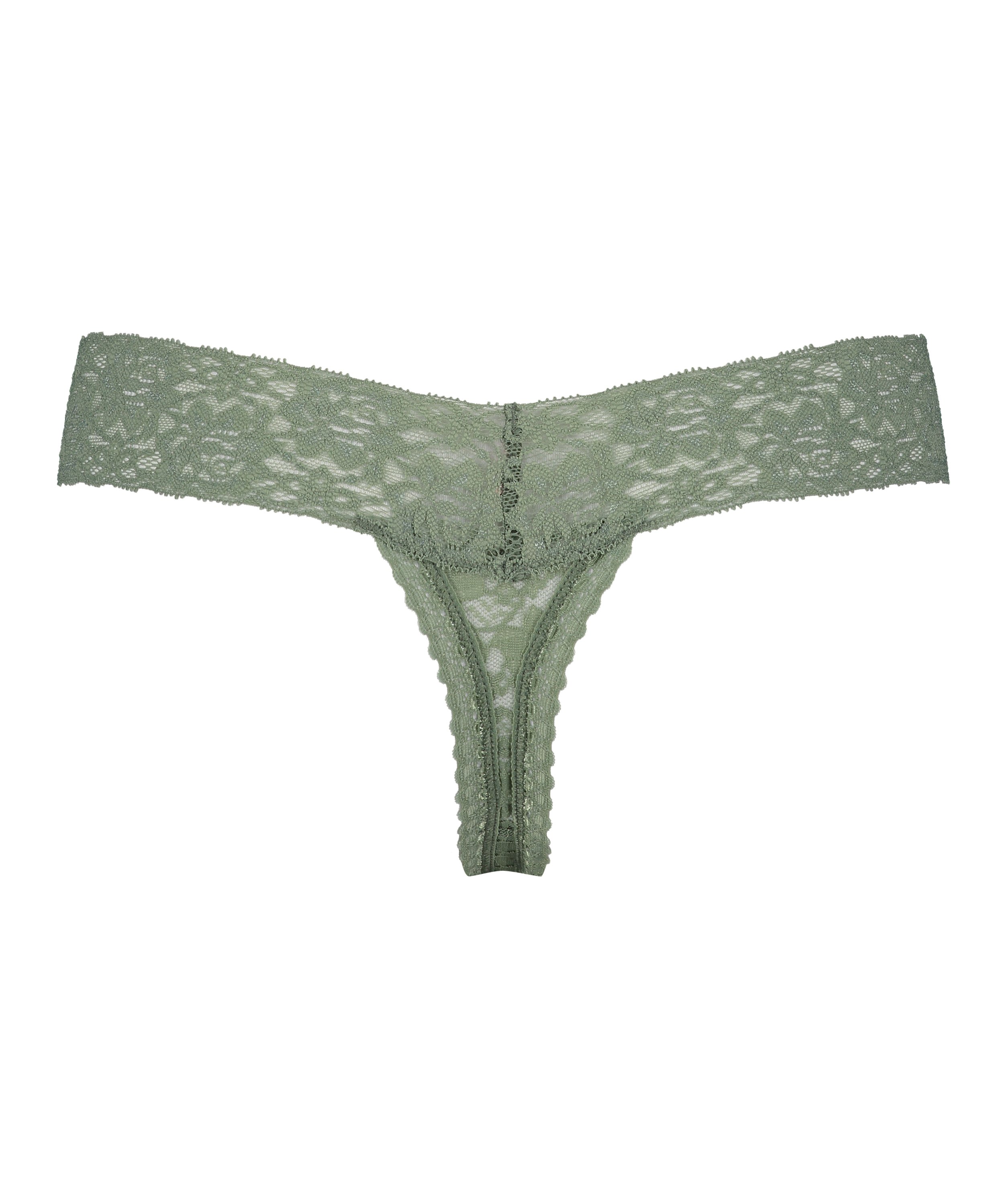 Extra Low V-Thong, Green, main