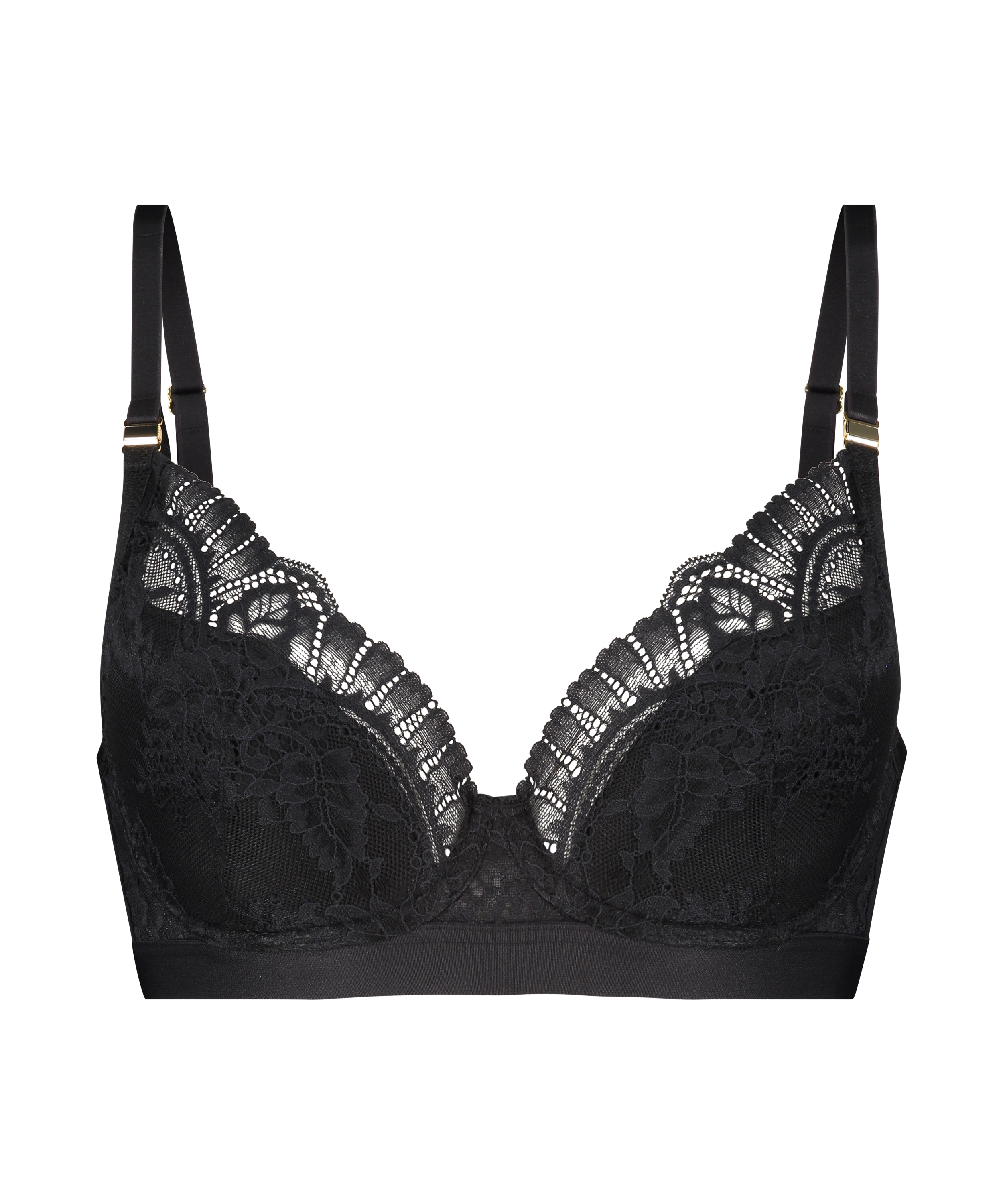 Adeliaide padded underwired bra, Black, main
