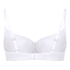 Cotton Padded Underwired Bra, White
