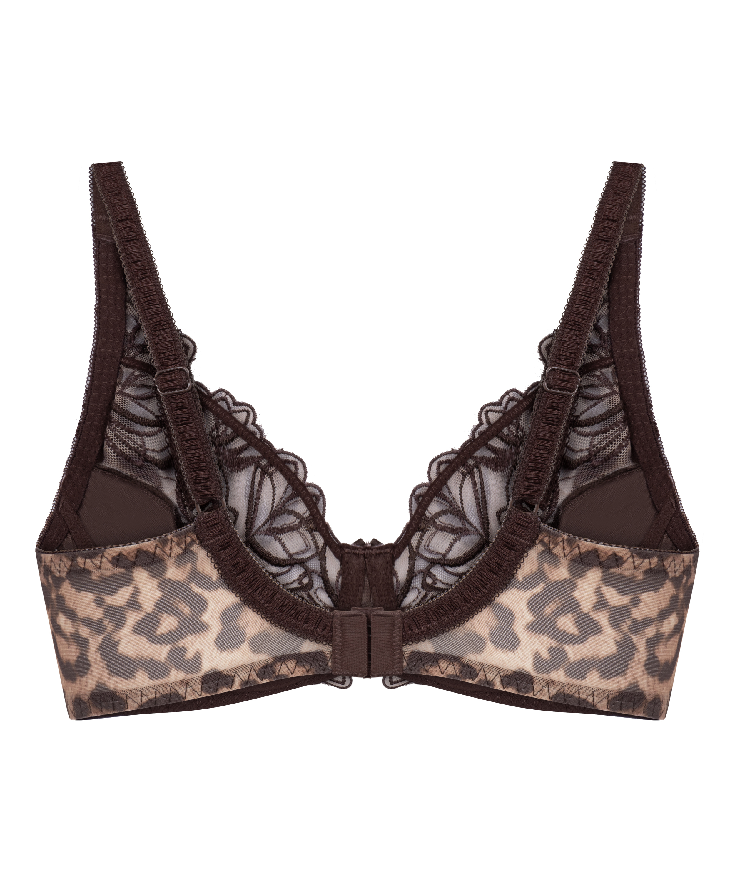 Diva Non-Padded Underwired Bra, Brown, main