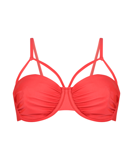 Cairo Non-Padded Underwired Bikini Top, Red
