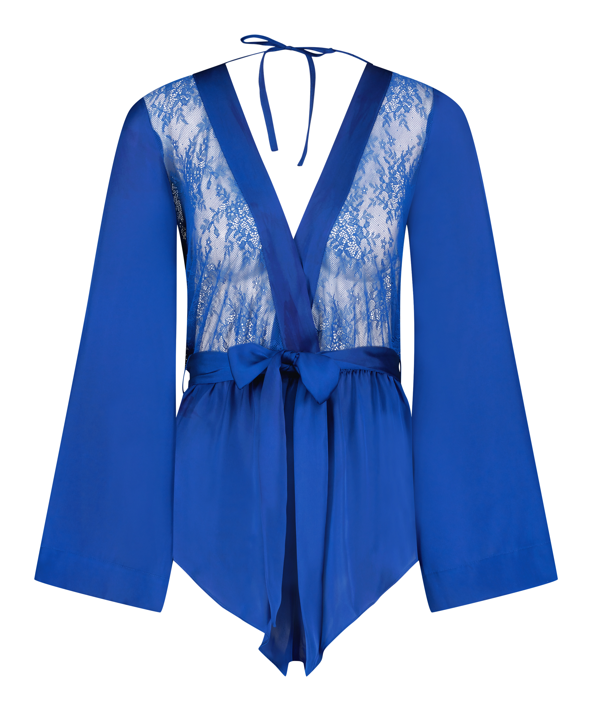 Rylie Satin Playsuit, Blue, main