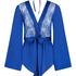 Rylie Satin Playsuit, Blue