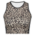 HKMX Leopard Sports cropped tanktop, Gray