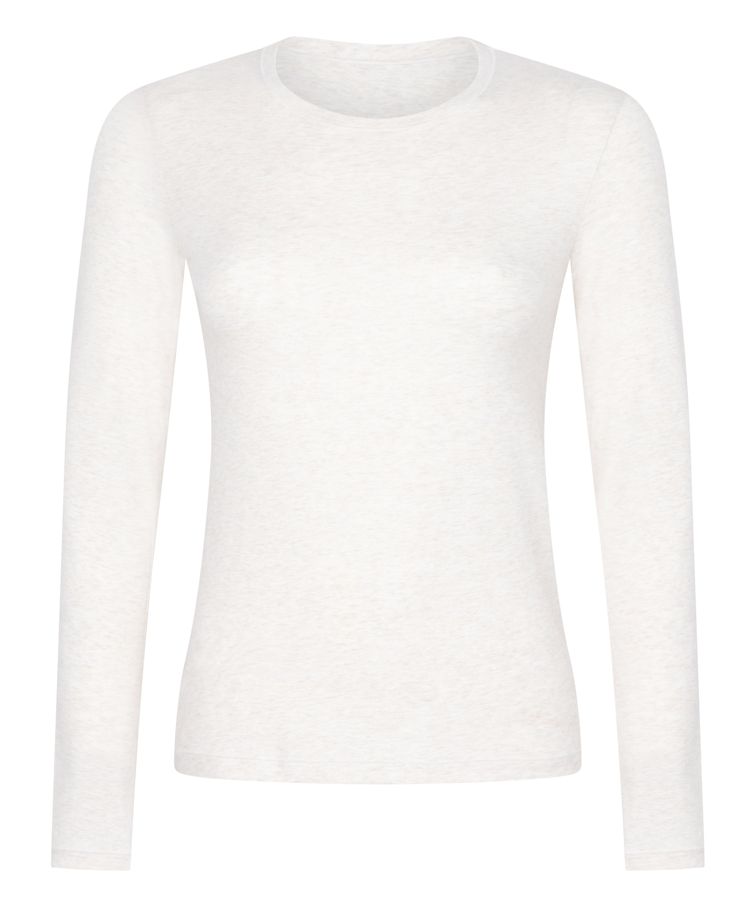 Longsleeved Shirt from Soft Cotton, Beige, main