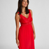 Nora Lace Slip Dress, Red