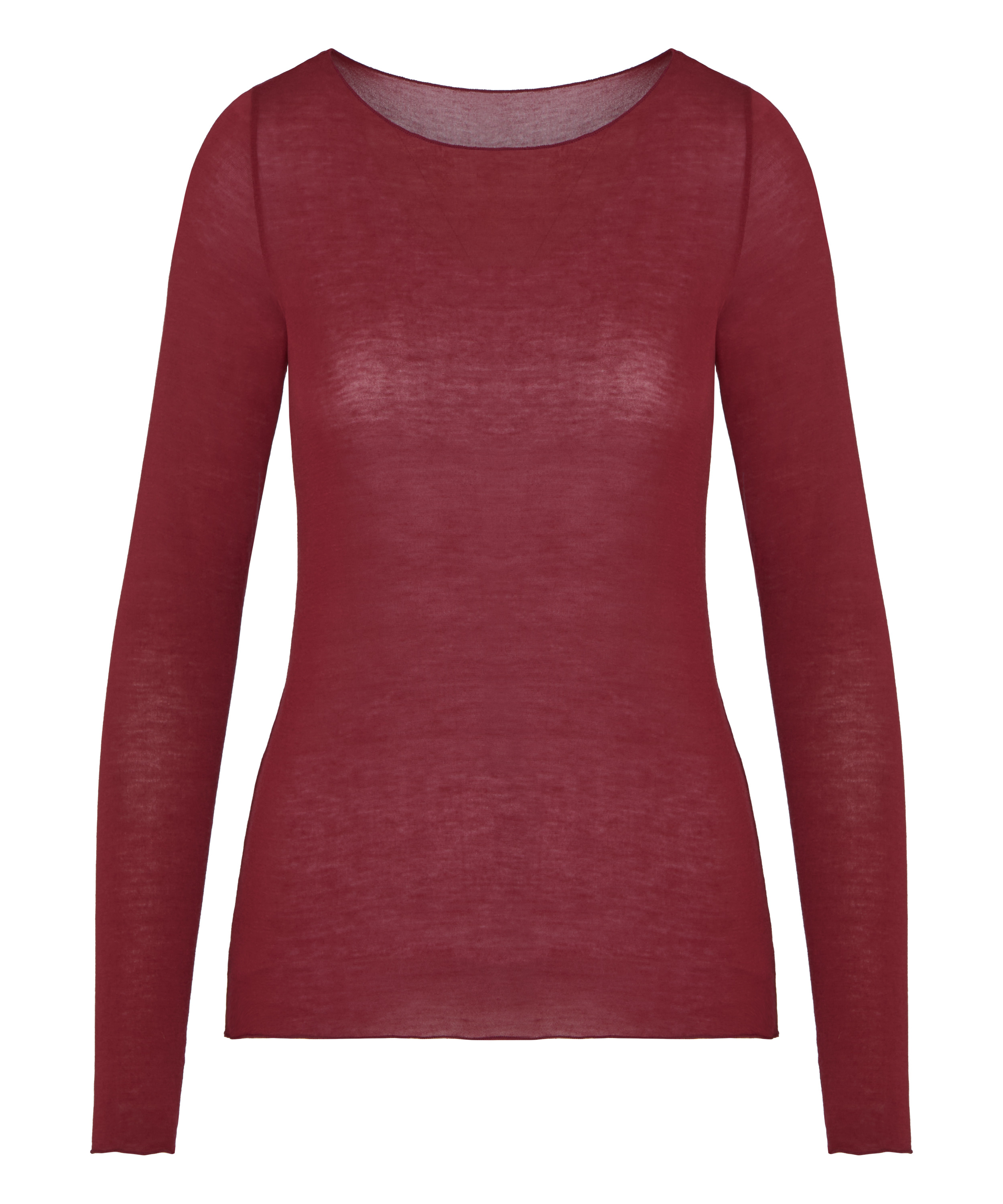 super soft Boatneck shirt with Cashmere, Red, main