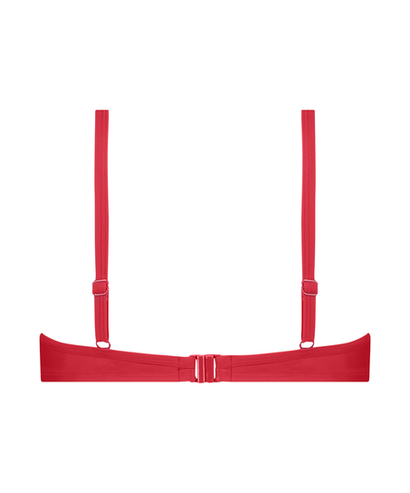 Luxe Bikini Top, Red