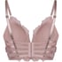 Essie Padded Underwired Longline Bra, Purple