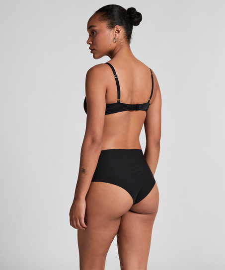 Invisible High Waist Brazilian, Black