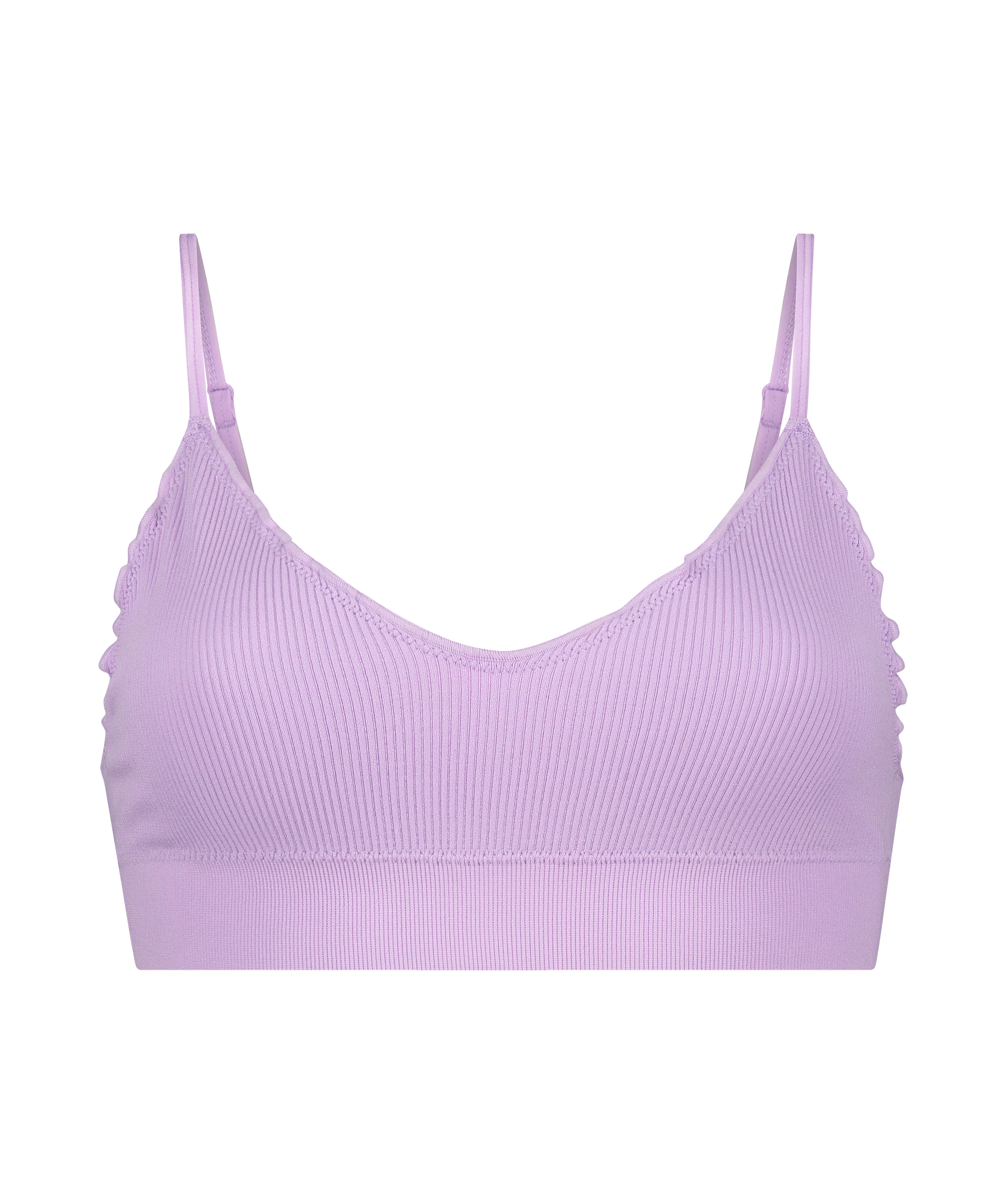 Bae Ruffle Bralette, Purple, main