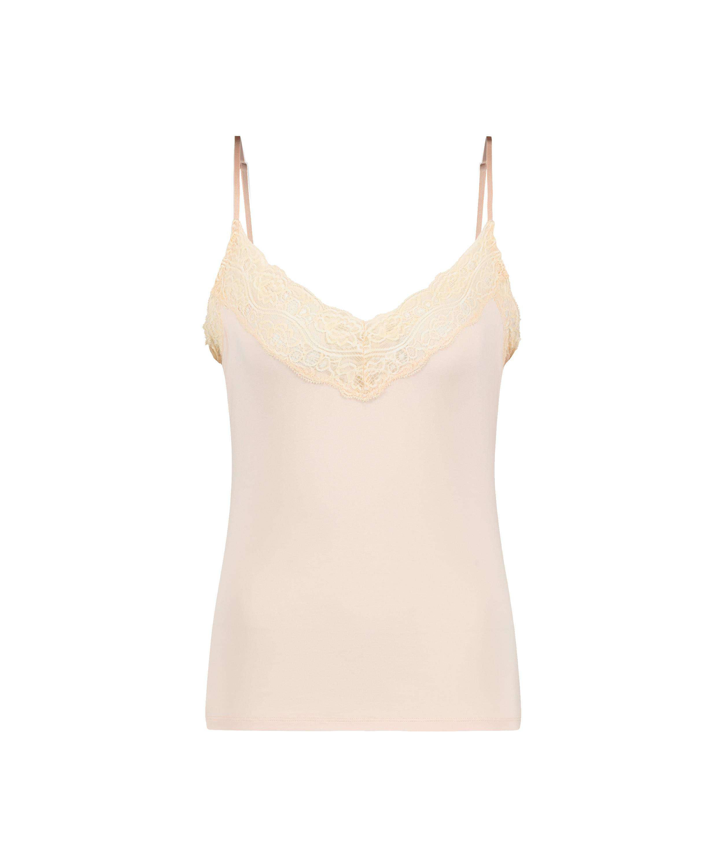 Jersey Lace Cami, Pink, main