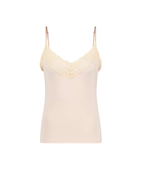Jersey Lace Cami, Pink