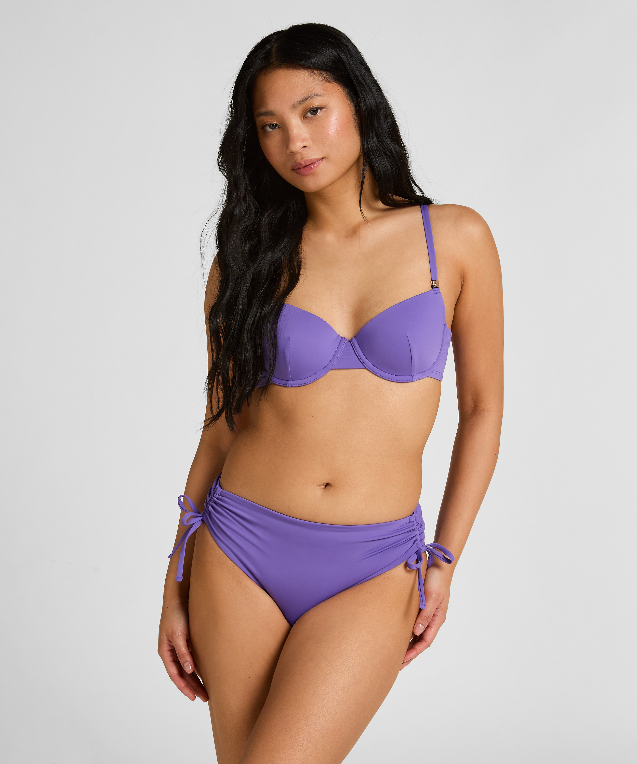 Midi Bikini Bottom Luxe, Purple, main