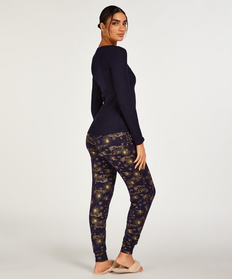 Tall Pyjama pants Jersey, Blue