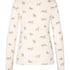 Pointelle Pyjama Top, White