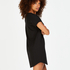 Round Neck Nightshirt, Black