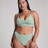 Dianne High Leg Thong, Green