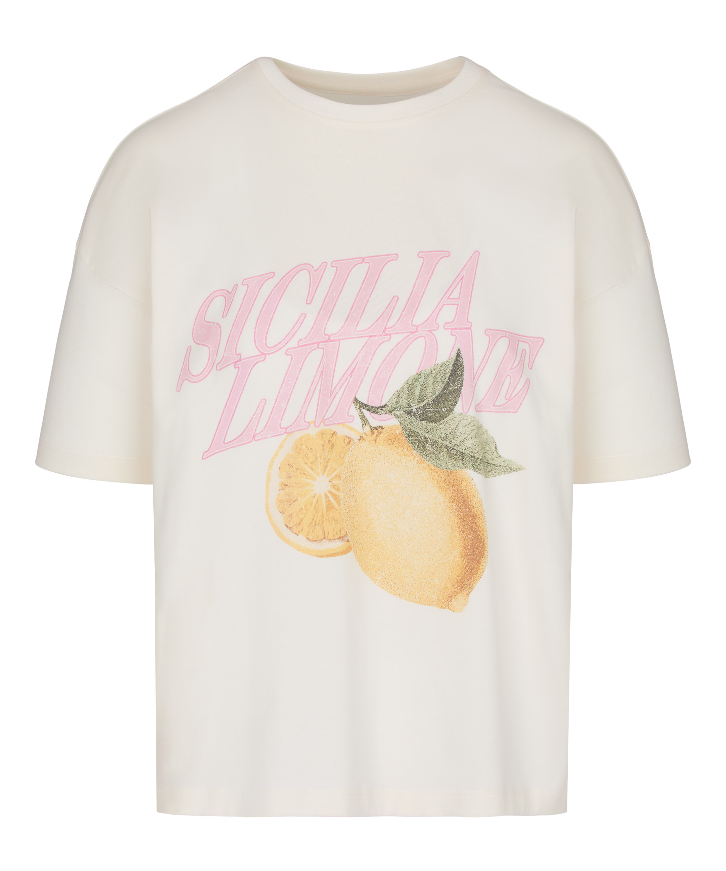 T-shirt with Print, White, main