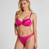 Lace & Shine Thong, Pink
