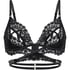 Anna Open Bralette, Black