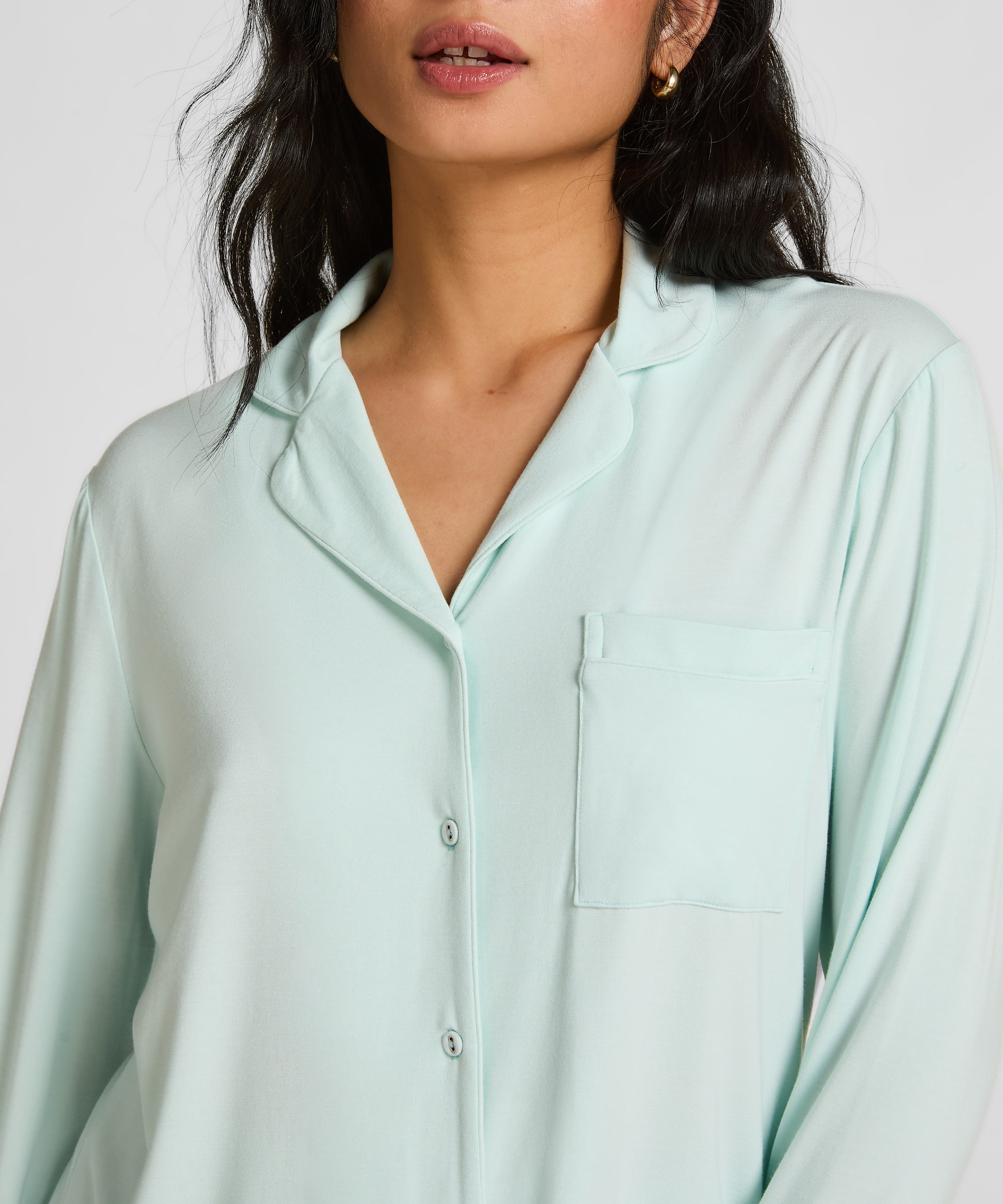 Essential Jersey Long-Sleeved Jacket, Blue, main