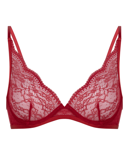 Isabelle Non-Padded Underwired Bra, Red