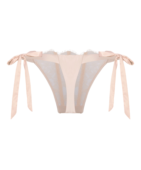 Highleg Thong Sylvia, Beige