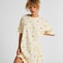 Round Neck Nightshirt, White