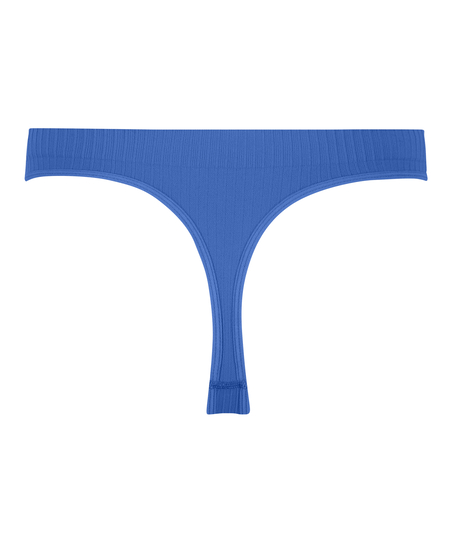 Dianne High Leg Thong, Blue
