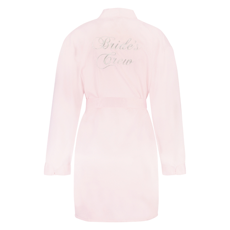Satin Kimono Brides Crew, Pink