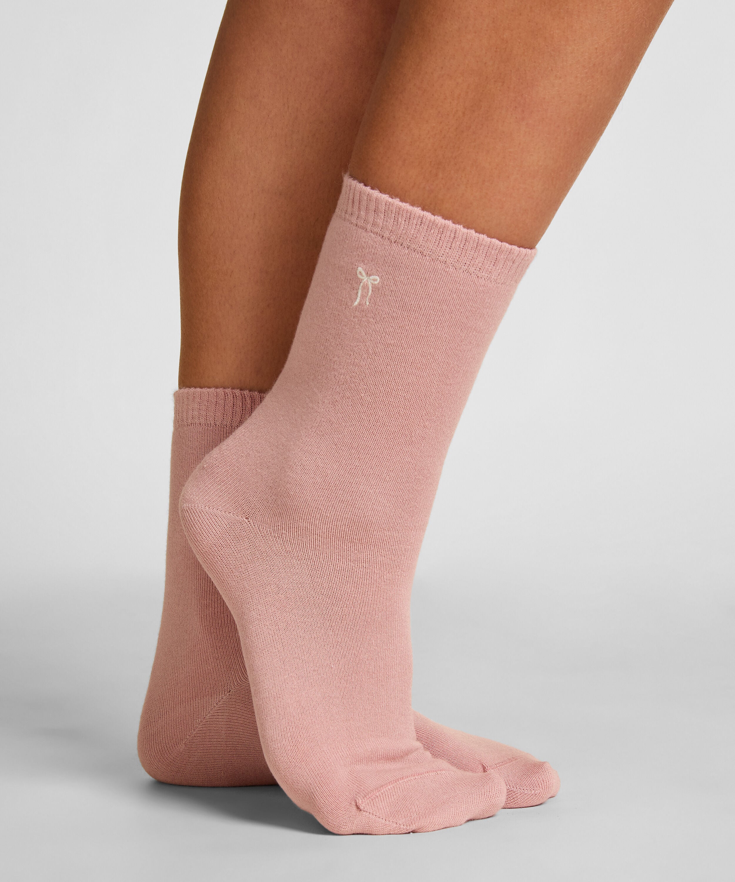 Modal Crew Socks, Pink