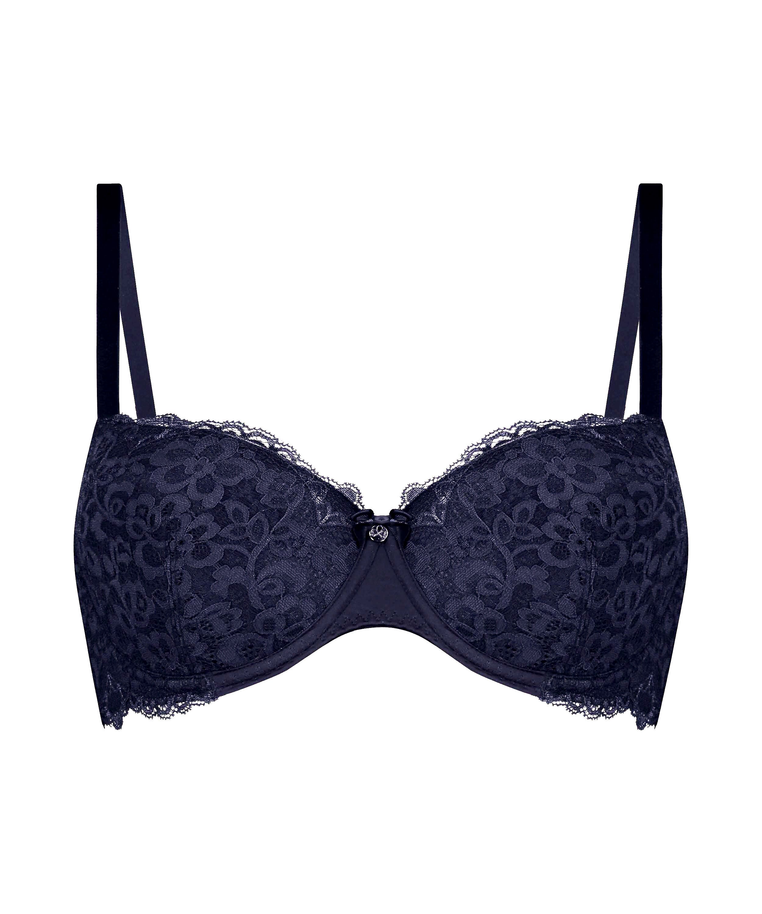 Marine Padded Underwired Bra, Blue