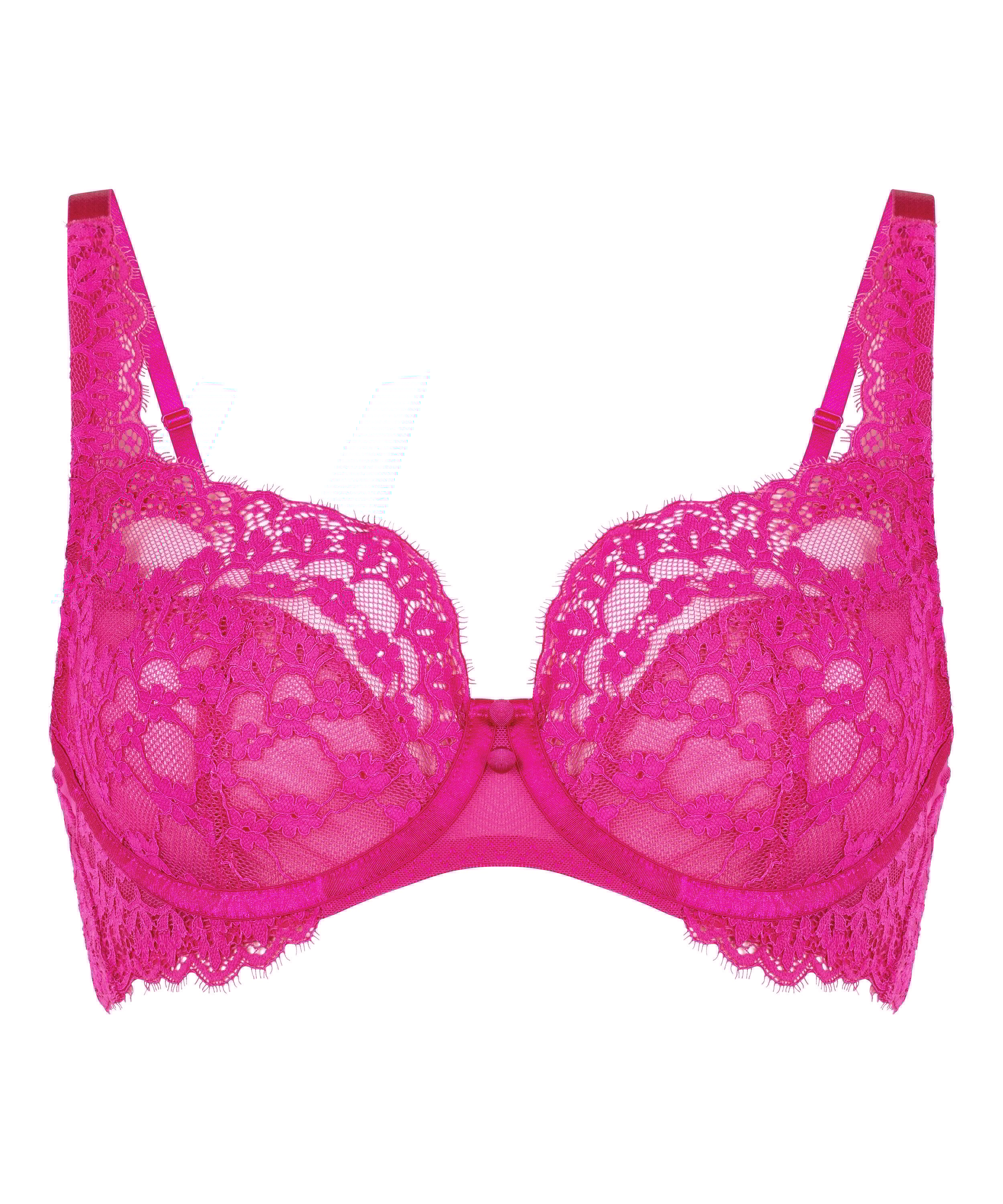 Daisy Non-Padded Underwired Bra, Pink, main
