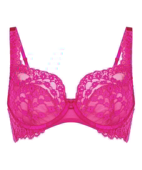 Daisy Non-Padded Underwired Bra, Pink