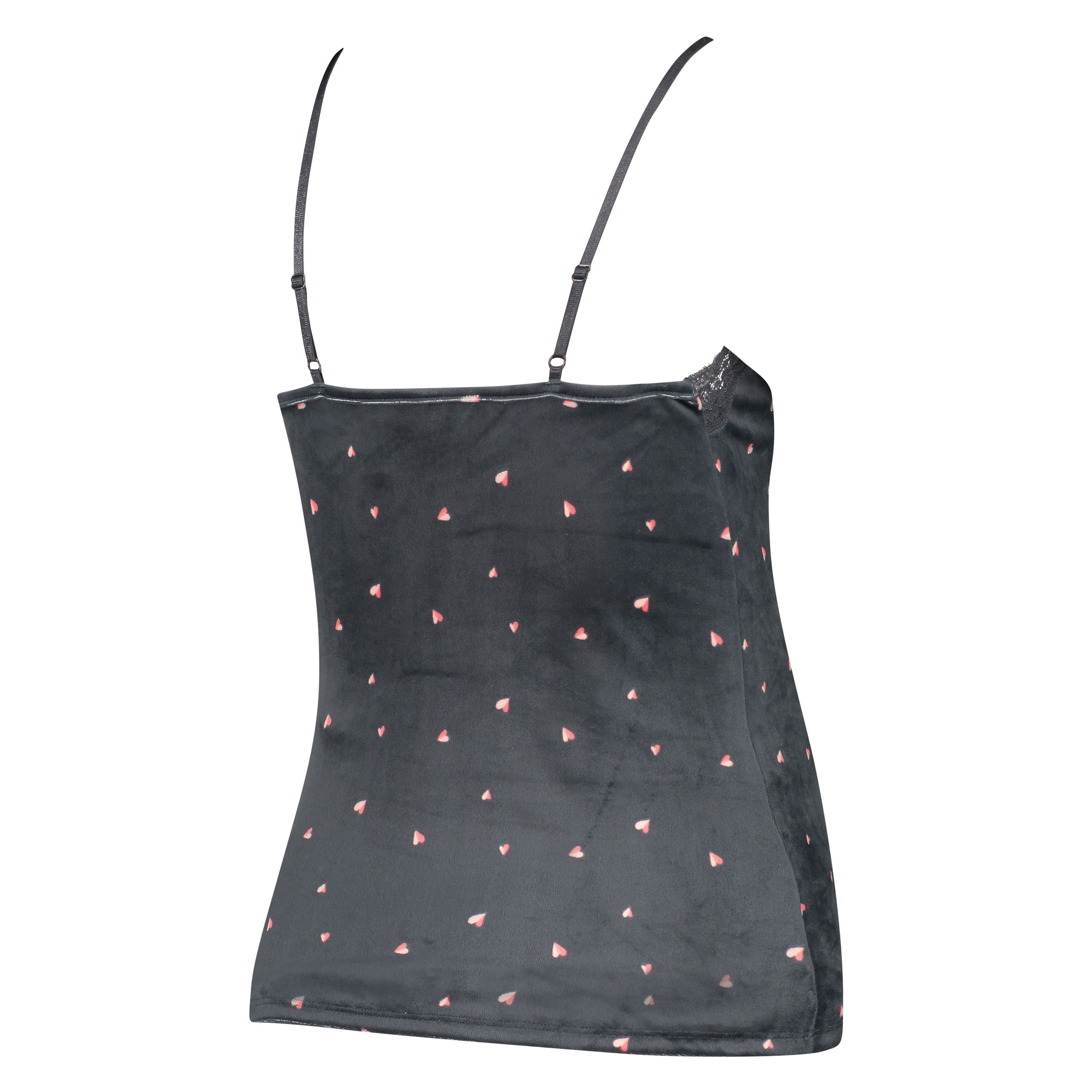 Maternity Velours cami, Gray, main