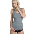 Top with spaghetti straps Tank lace, Gray