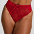 Withney Suspender Thong, Red